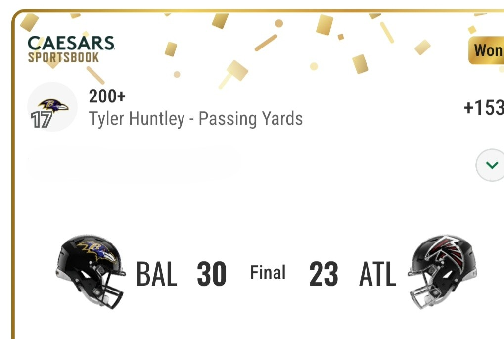 Tyler Huntley — 200+ passing yards